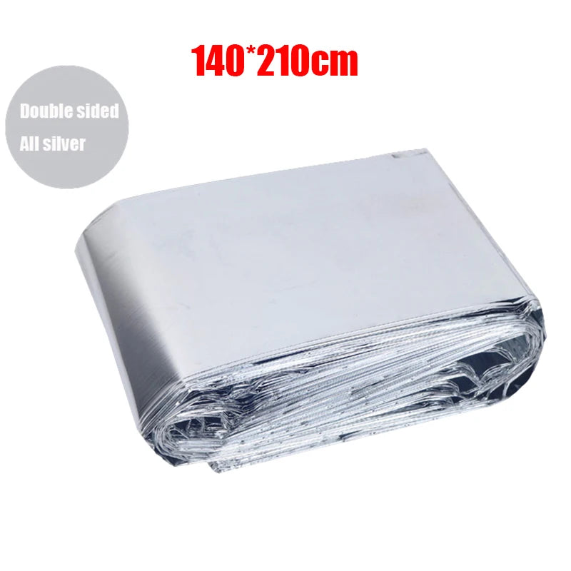 Emergency Thermal Foil Blanket Compact Waterproof & Windproof Survival Blanket
