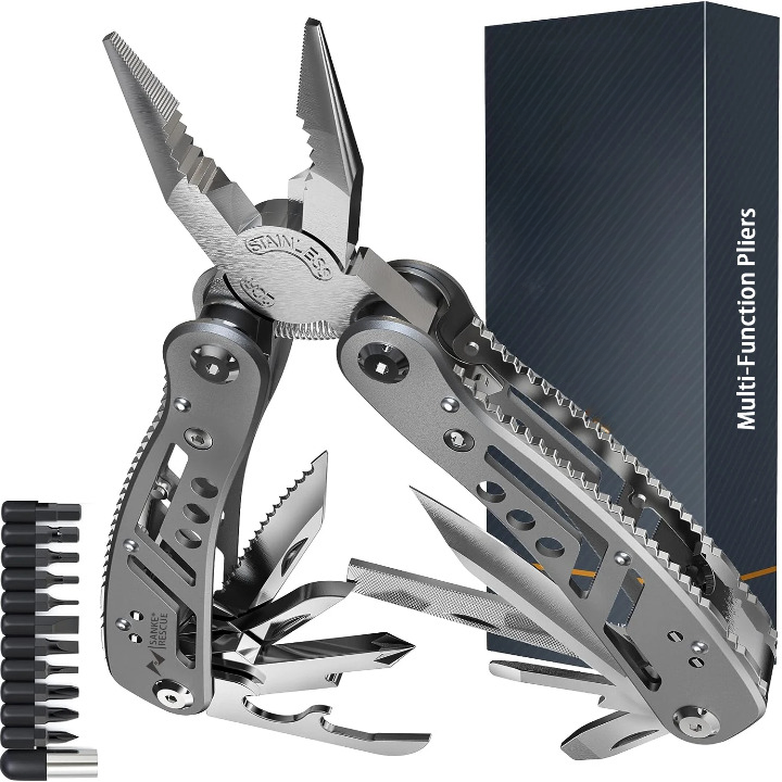 NordTool 24-in-1 Multifunctional Universal Diagonal Pliers – Professional Repair & Electrician Tool