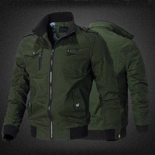StormEdge Jacket Men’s Casual Windbreaker – Slim Fit Bomber Style
