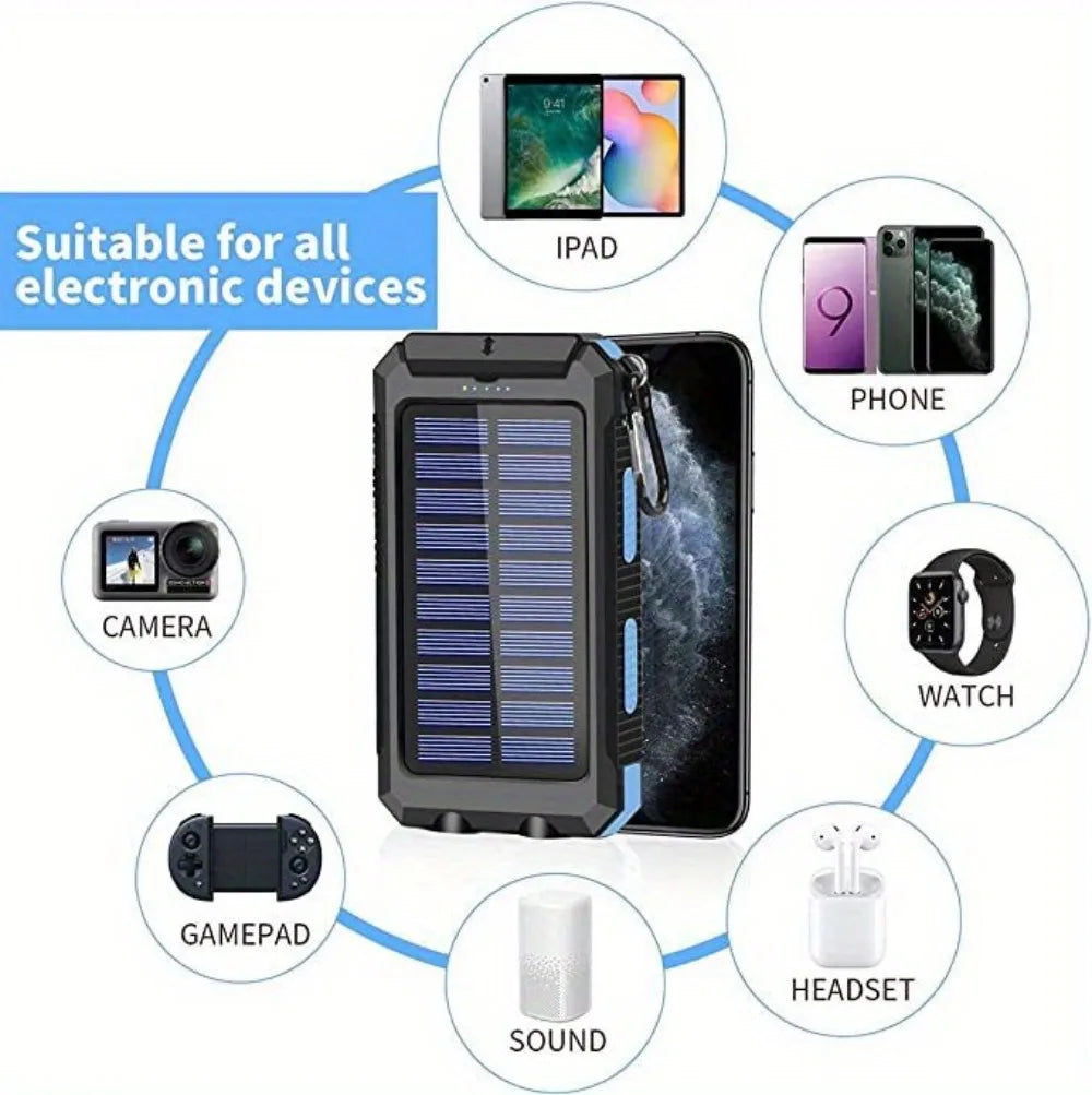 Solar Power Bank – 20,000 mAh of Off-Grid Energy