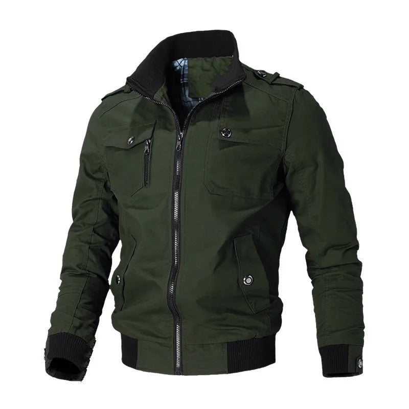 StormEdge Jacket Men’s Casual Windbreaker – Slim Fit Bomber Style
