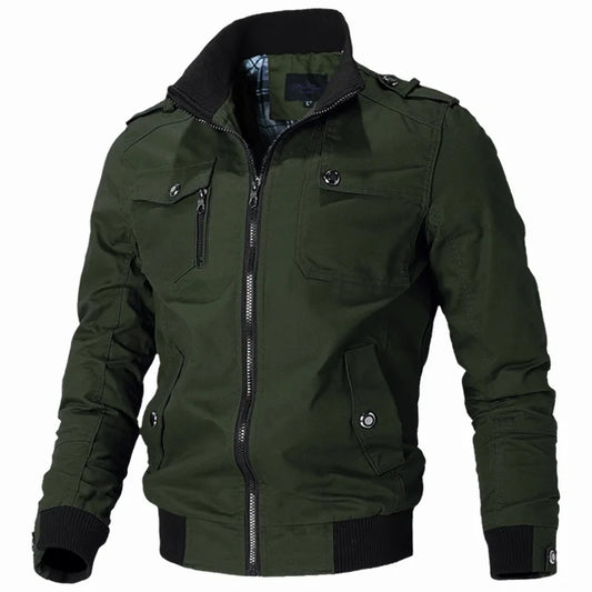 StormEdge Jacket Men’s Casual Windbreaker – Slim Fit Bomber Style