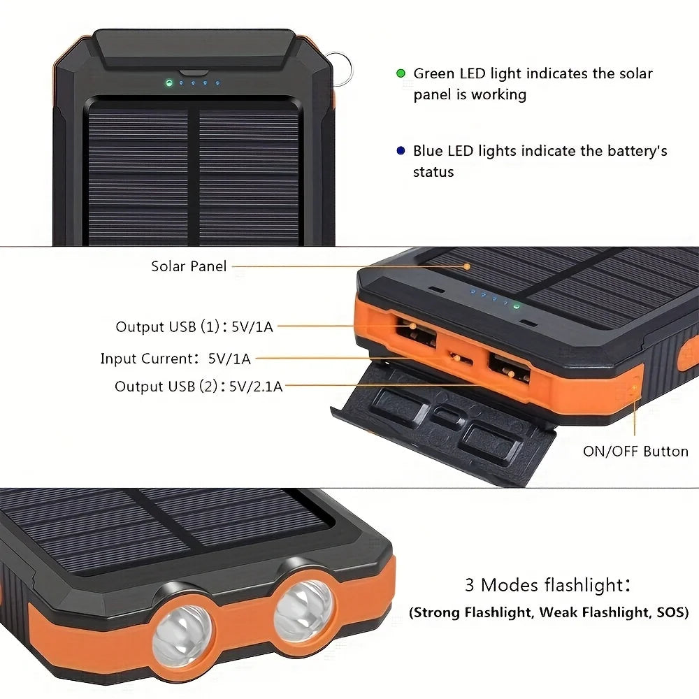 Solar Power Bank – 20,000 mAh of Off-Grid Energy