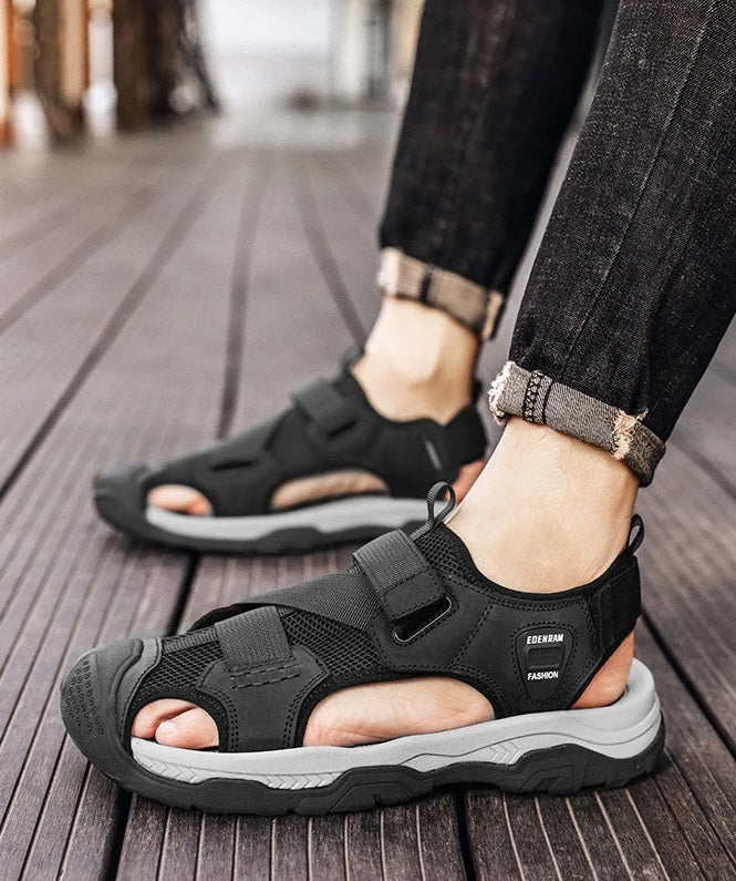 Men’s Breathable Leather Sandals – Comfort Style & Durability for Your Summer Adventures