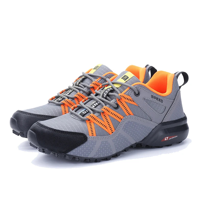 Shadow Trek – Men’s Anti-Slip Hiking Shoes – Breathable & Durable Outdoor Trekking Footwear