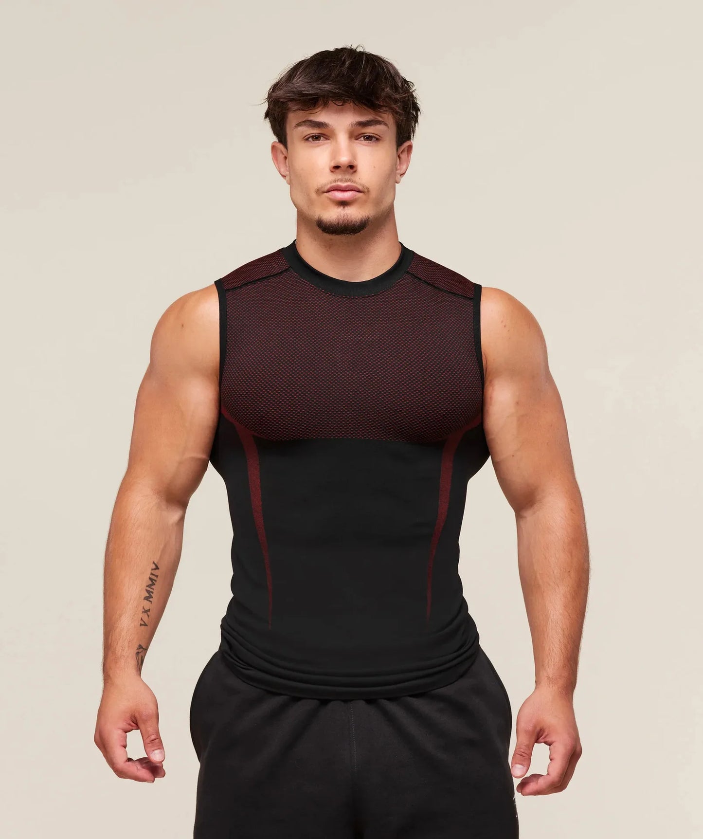 Men's sports tank top - Quick-Dry Breathable Stretch Short Sleeve