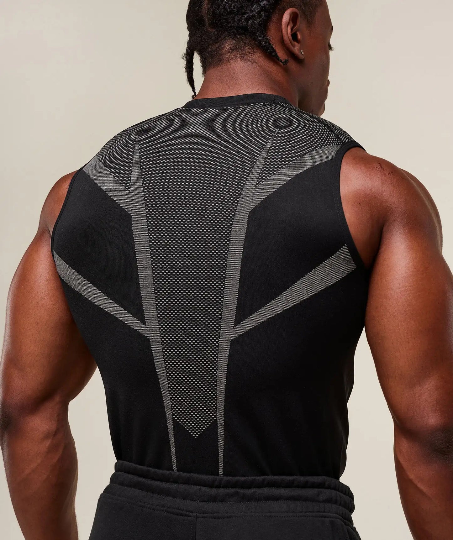 Men's sports tank top - Quick-Dry Breathable Stretch Short Sleeve