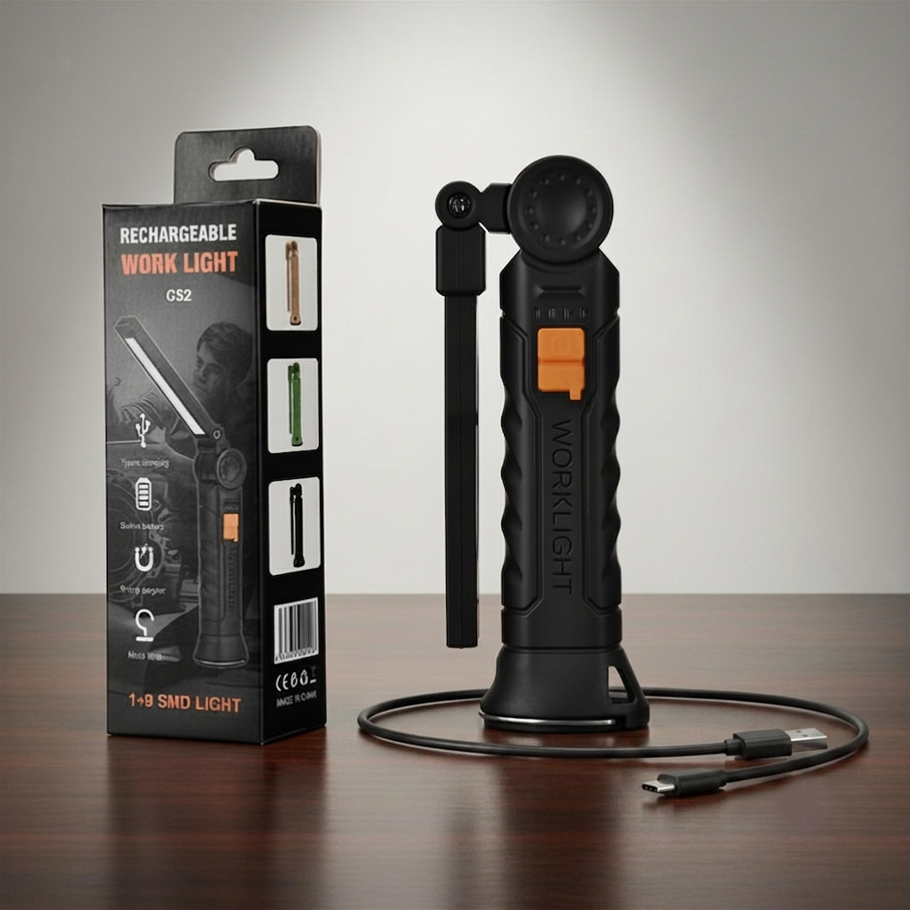FlexBeam™ Professional Multifunction 360° Magnetic LED Flashlight