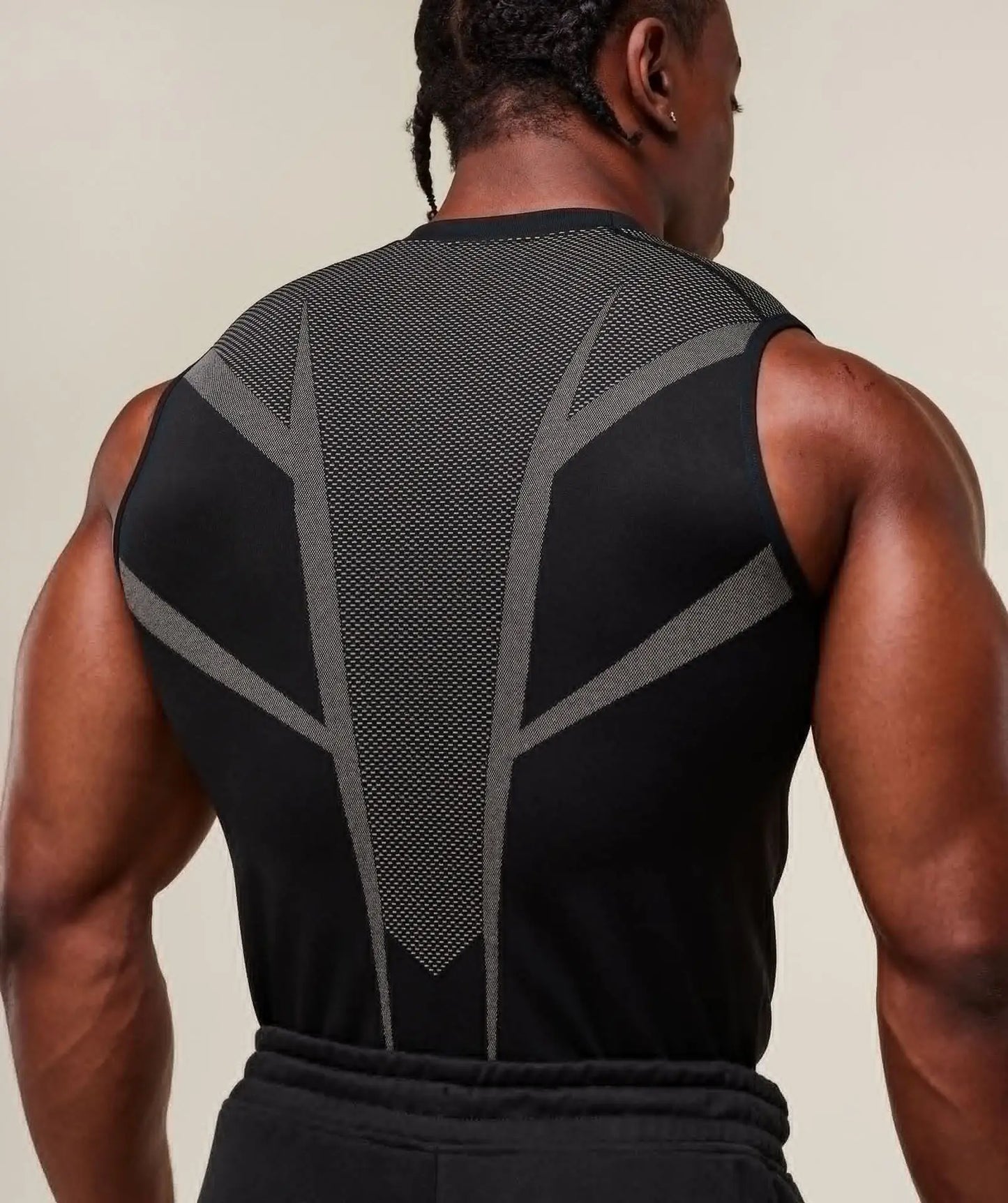 Men's sports tank top - Quick-Dry Breathable Stretch Short Sleeve
