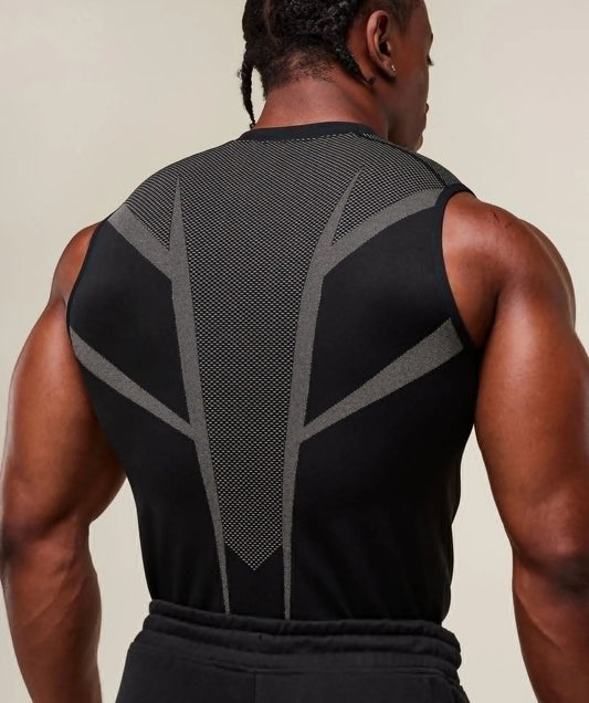 Men's sports tank top - Quick-Dry Breathable Stretch Short Sleeve