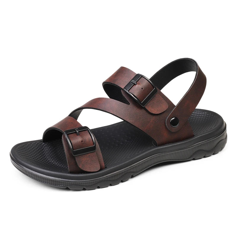 Men's Summer Sandals – Breathable & Non-Slip with Adjustable Buckles