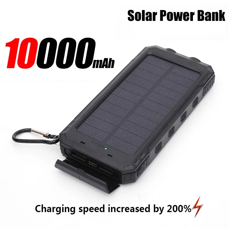 Solar Power Bank – 50,000 mAh High Capacity & Fast USB Charging
