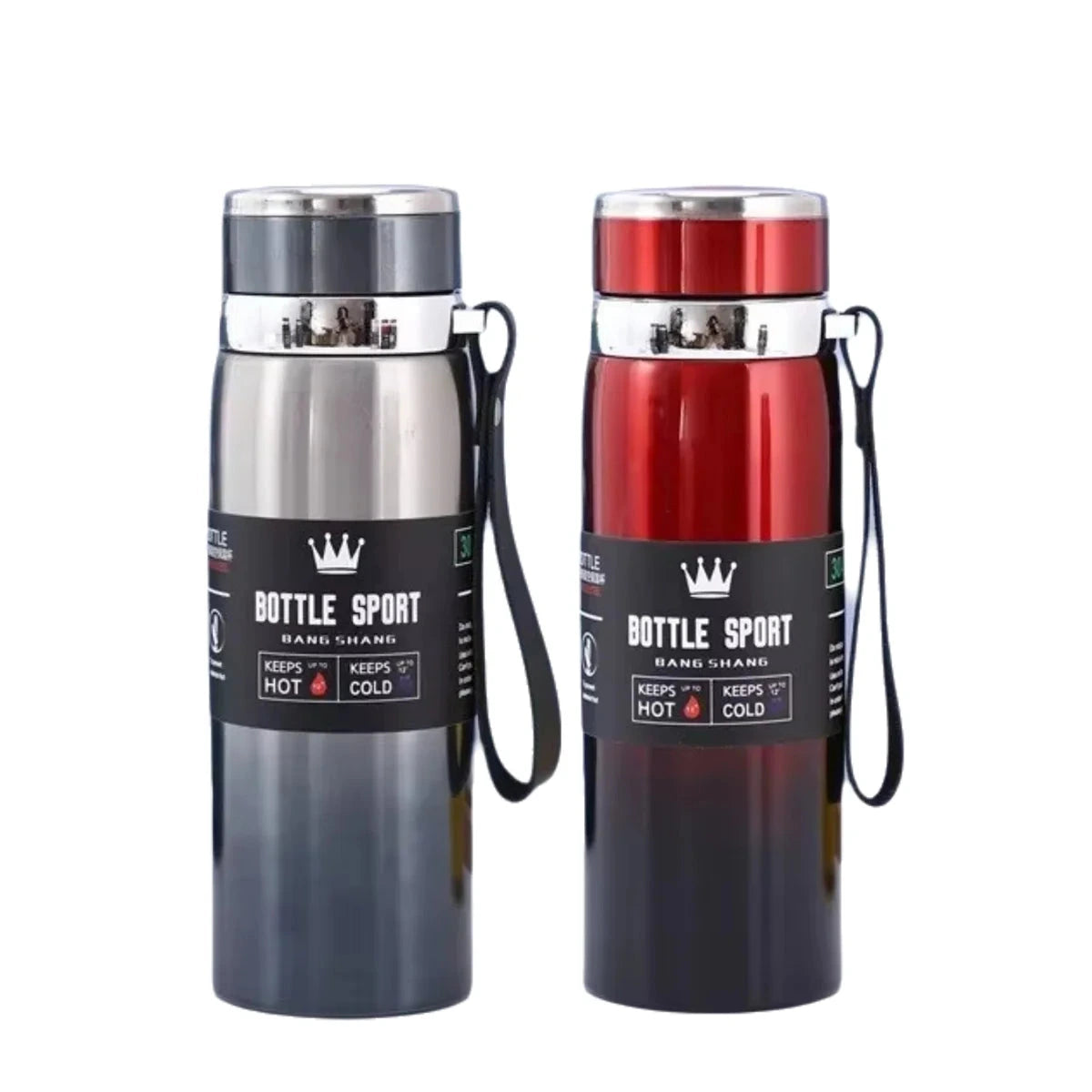 NatureSteel 1 L Bottiglia Termica in Acciaio Inox Isolata - Borraccia Termica per Caldo e Freddo