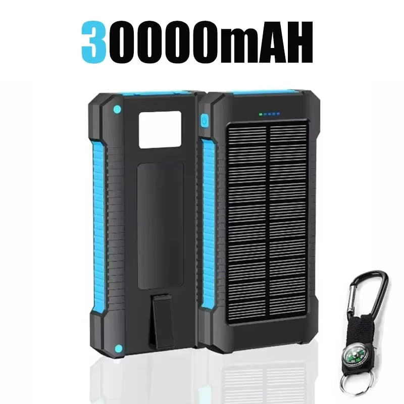 Power Bank solare: 50.000 mAh ad alta capacità e ricarica USB veloce