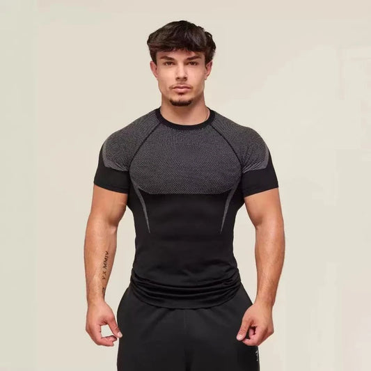 Men’s Sports T-Shirt – Quick-Dry Breathable Stretch Short Sleeve
