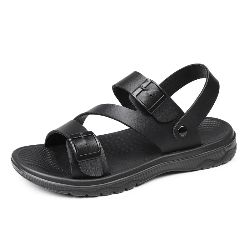 Men's Summer Sandals – Breathable & Non-Slip with Adjustable Buckles