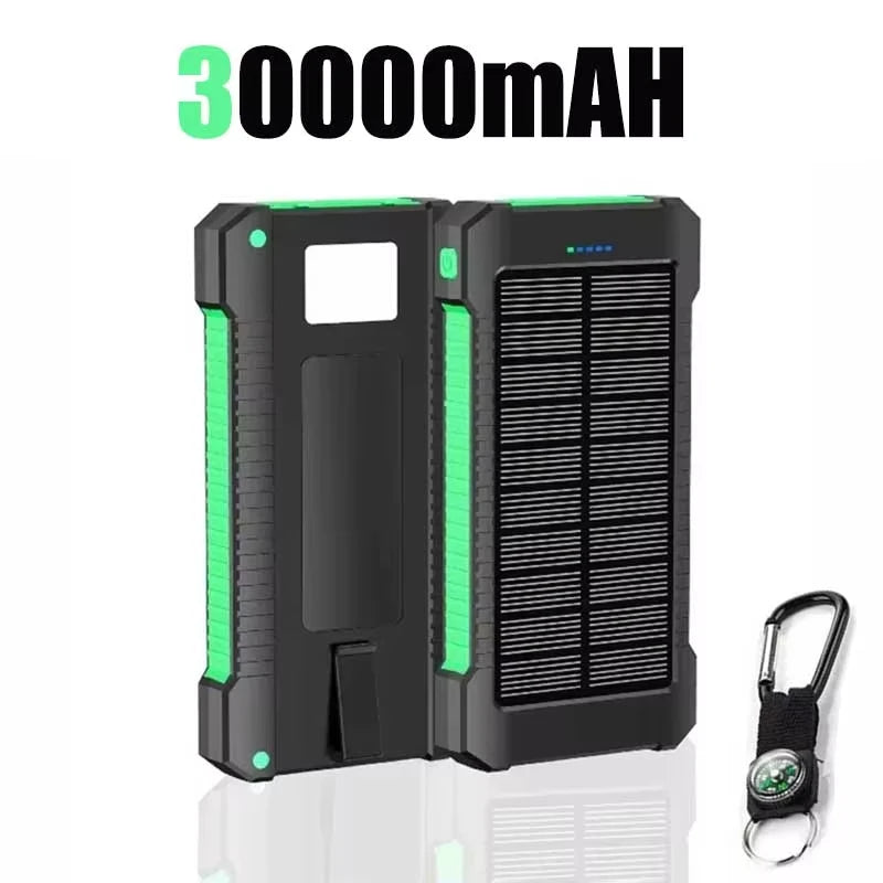 Power Bank solare: 50.000 mAh ad alta capacità e ricarica USB veloce