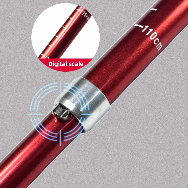Collapsible Trekking Pole – 5-Section Telescopic Walking Stick