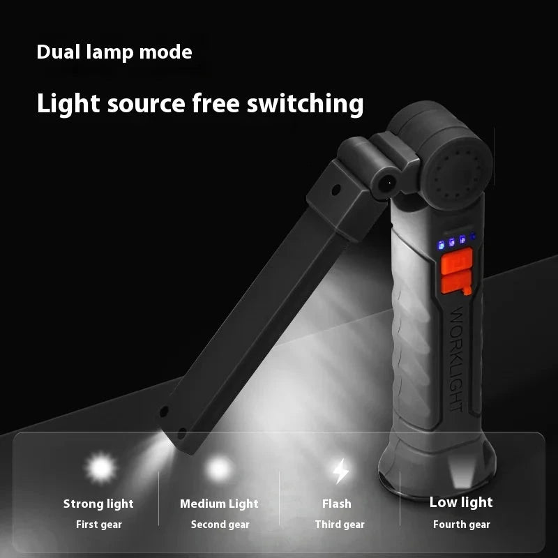 FlexBeam™ | Rechargeable Multifunctional Magnetic LED Flashlight
