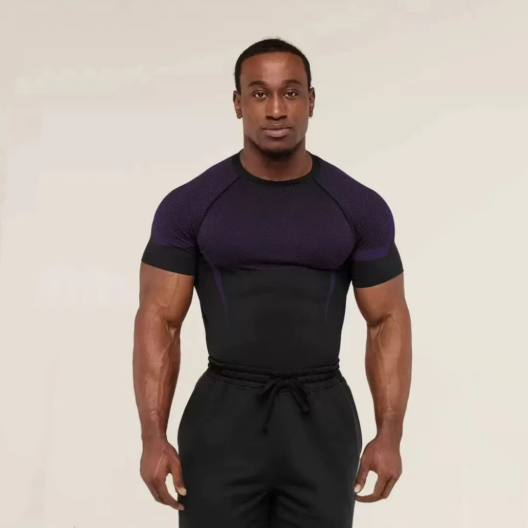 Men’s Sports T-Shirt – Quick-Dry Breathable Stretch Short Sleeve