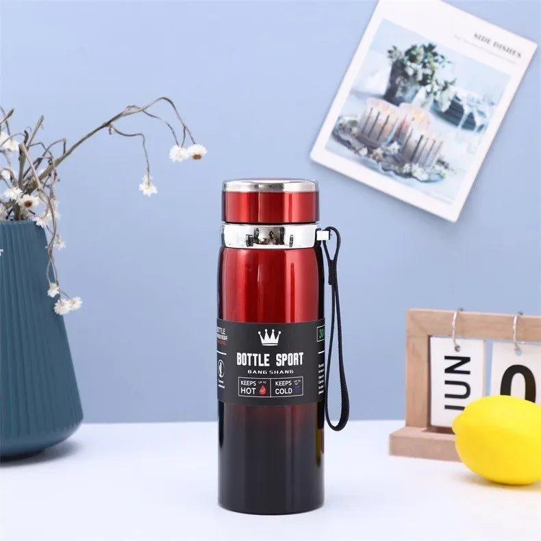 NatureSteel 1 L Bottiglia Termica in Acciaio Inox Isolata - Borraccia Termica per Caldo e Freddo