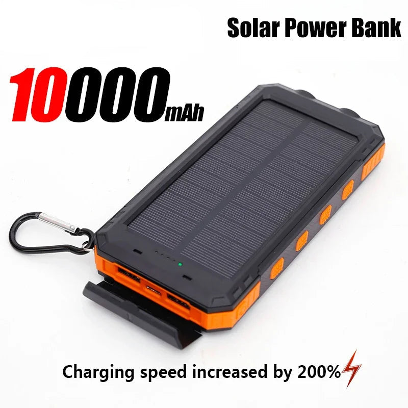 Solar Power Bank – 50,000 mAh High Capacity & Fast USB Charging