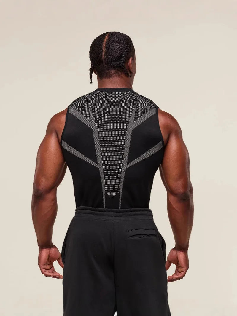 Men's sports tank top - Quick-Dry Breathable Stretch Short Sleeve