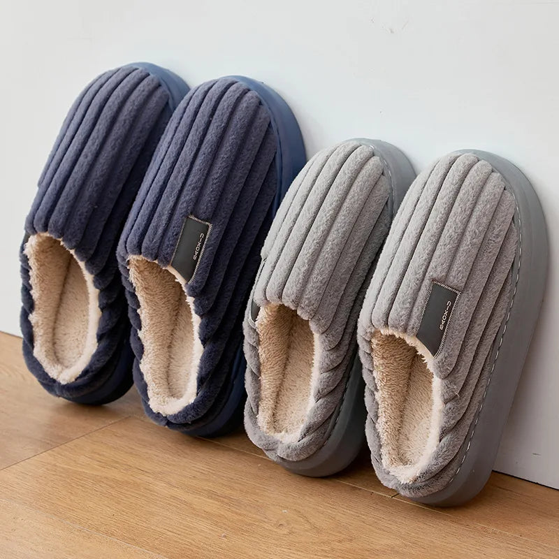 Casual winter slippers for men