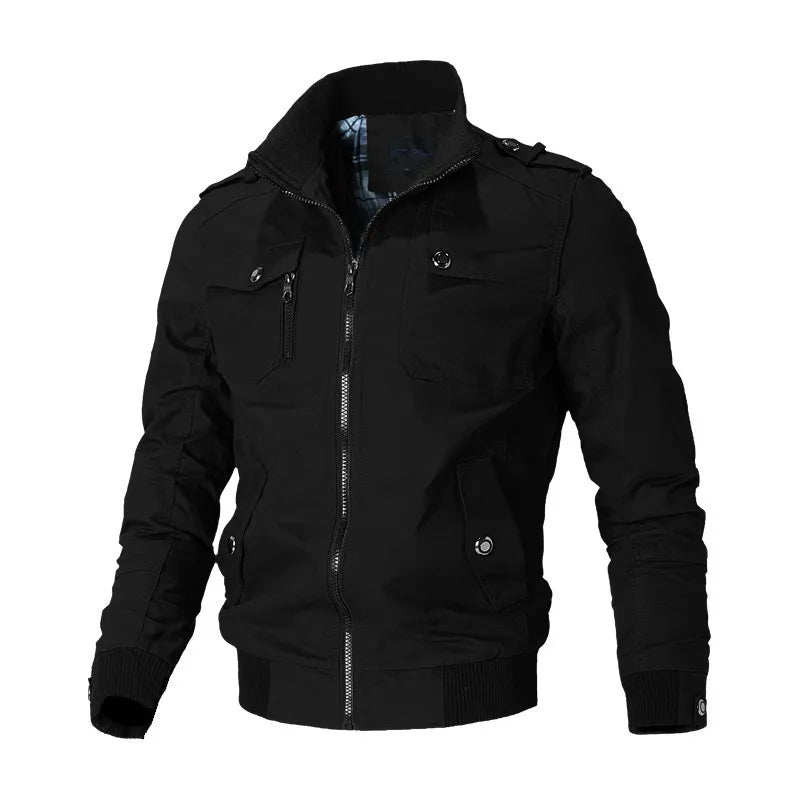 StormEdge Jacket Men’s Casual Windbreaker – Slim Fit Bomber Style