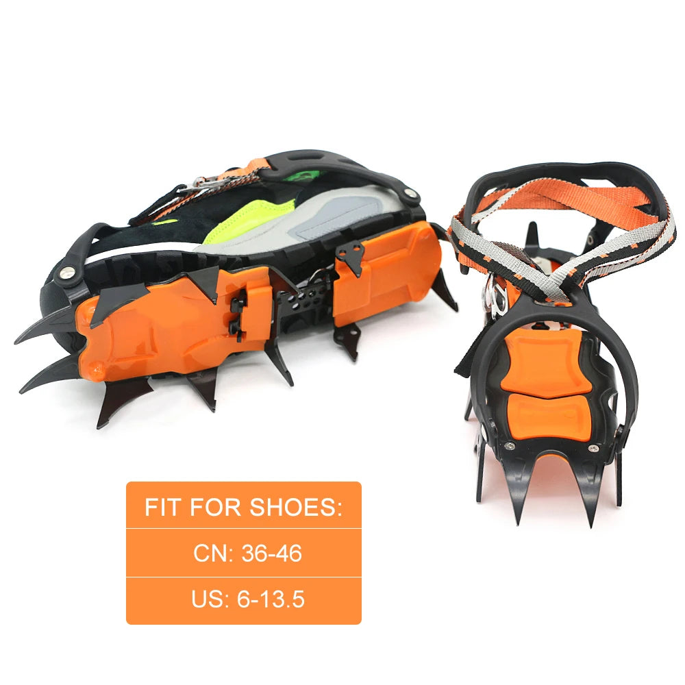 IceGrip Pro – 12-Spike Crampons for Snow & Glacier Terrain