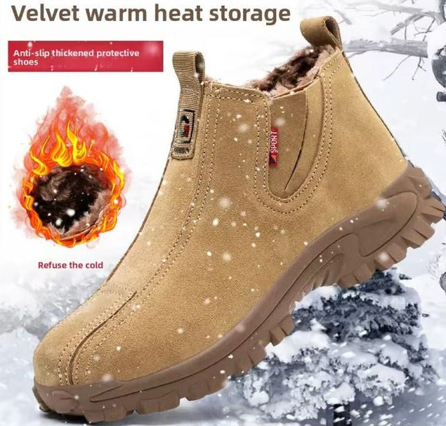 Men’s Lightweight Safety Shoes – Anti-Smash Anti-Puncture Slip-Resistant Work Boots