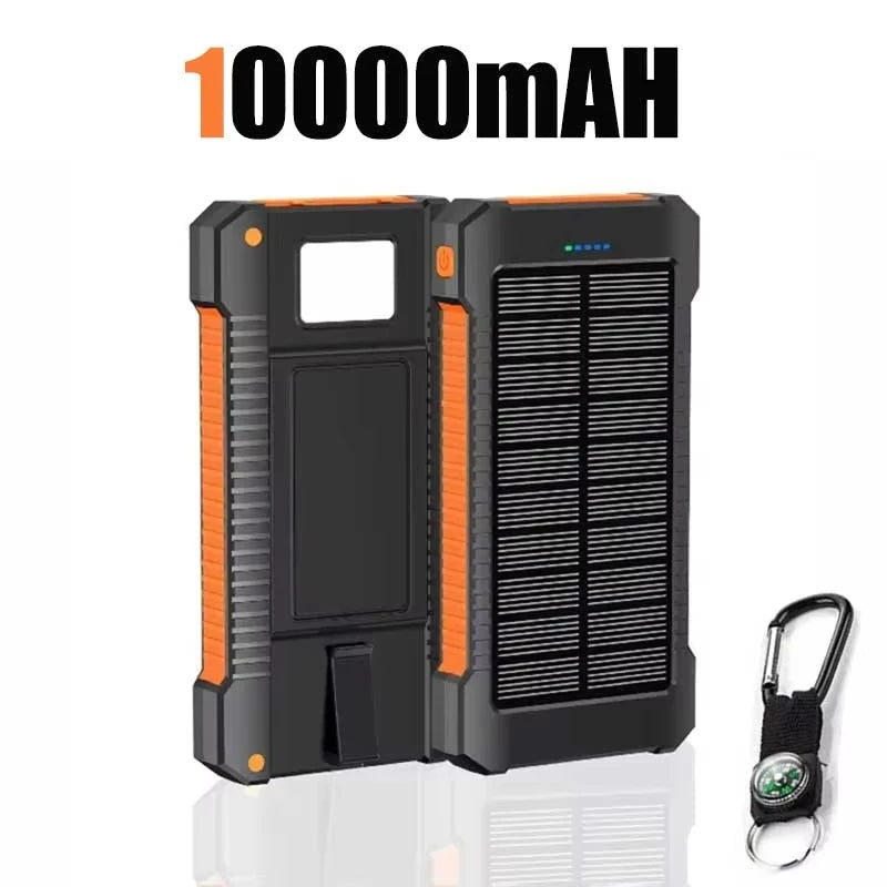 Power Bank solare: 50.000 mAh ad alta capacità e ricarica USB veloce