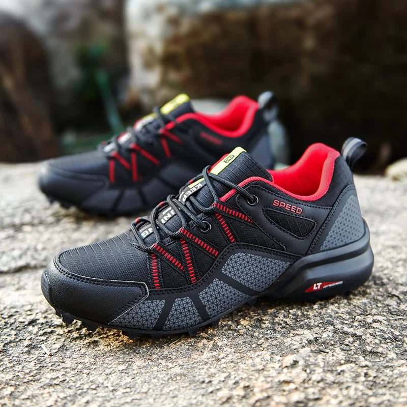 Shadow Trek – Men’s Anti-Slip Hiking Shoes – Breathable & Durable Outdoor Trekking Footwear