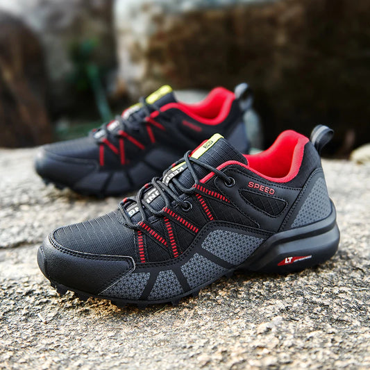 Shadow Trek – Men’s Anti-Slip Hiking Shoes – Breathable & Durable Outdoor Trekking Footwear