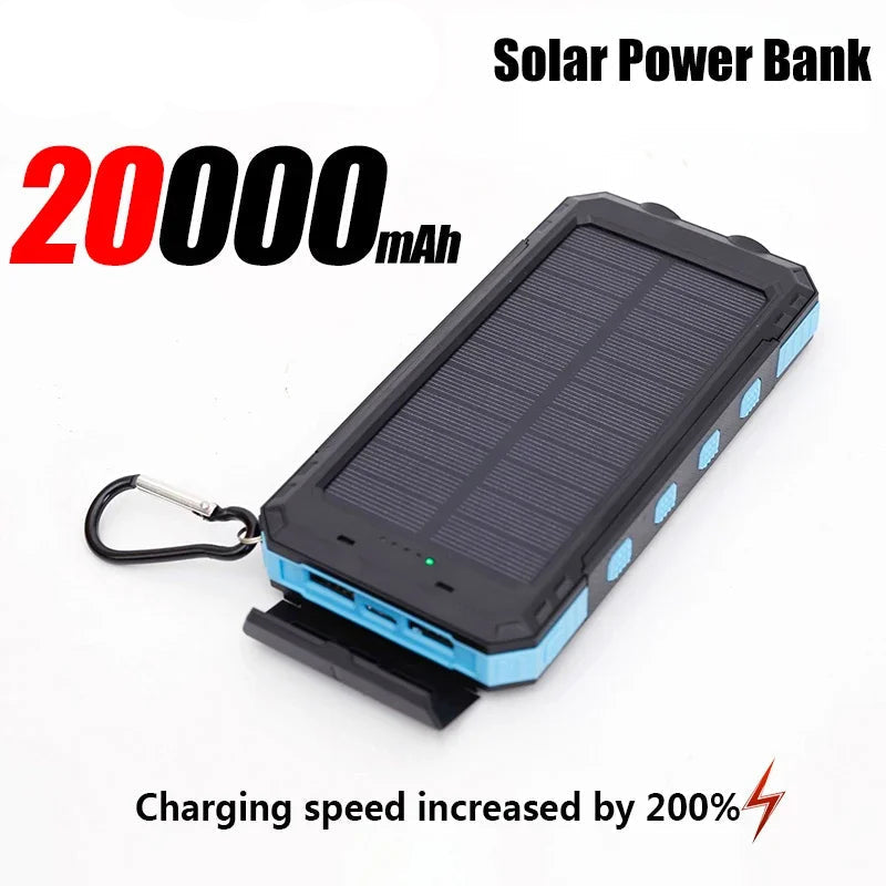 Solar Power Bank – 50,000 mAh High Capacity & Fast USB Charging