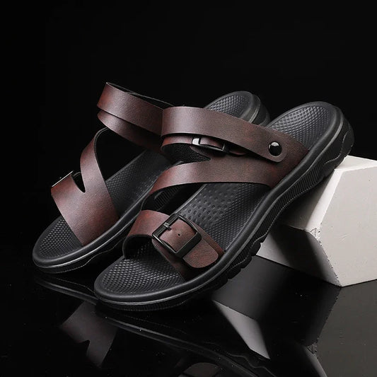 Men's Summer Sandals – Breathable & Non-Slip with Adjustable Buckles
