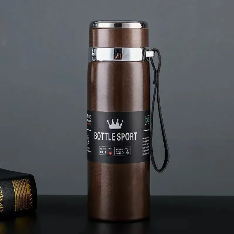 NatureSteel 1 L Insulated Stainless Steel Thermos Bottle – Hot & Cold Vacuum Flask