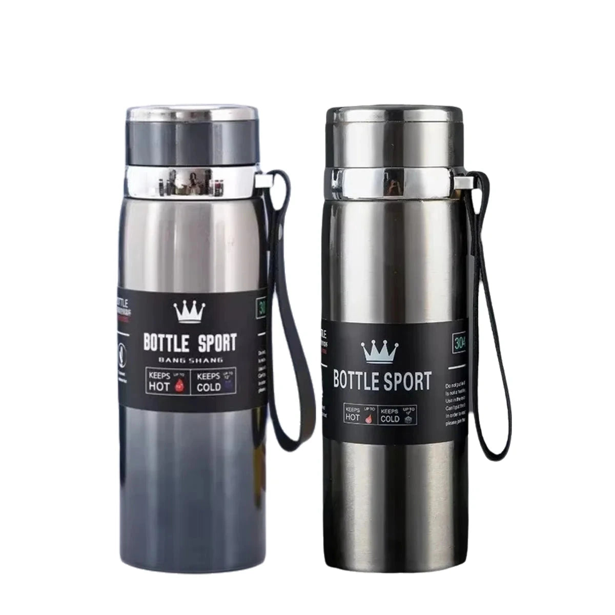 NatureSteel 1 L Bottiglia Termica in Acciaio Inox Isolata - Borraccia Termica per Caldo e Freddo