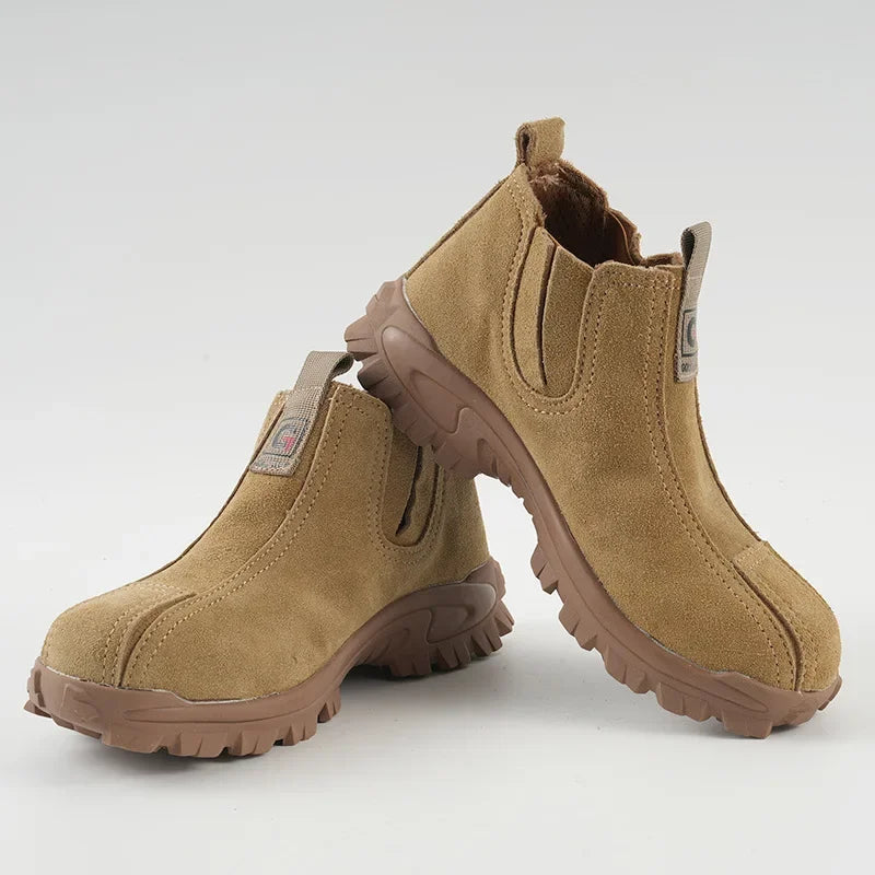 Men’s Lightweight Safety Shoes – Anti-Smash Anti-Puncture Slip-Resistant Work Boots