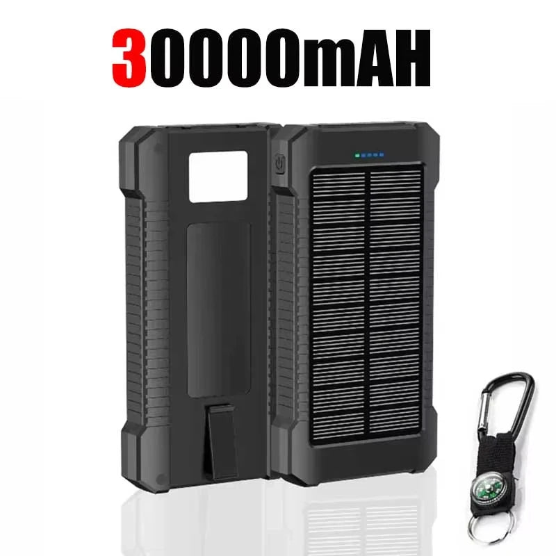 Power Bank solare: 50.000 mAh ad alta capacità e ricarica USB veloce