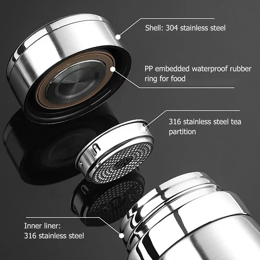NatureSteel 1 L Bottiglia Termica in Acciaio Inox Isolata - Borraccia Termica per Caldo e Freddo