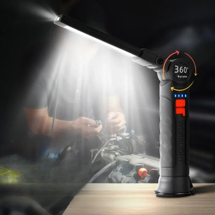 FlexBeam™ | Rechargeable Multifunctional Magnetic LED Flashlight