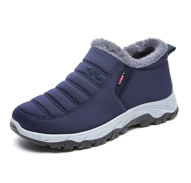 Women’s Winter Snow Boots – Waterproof Cotton Warm Ankle Boots with Non-Slip Sole